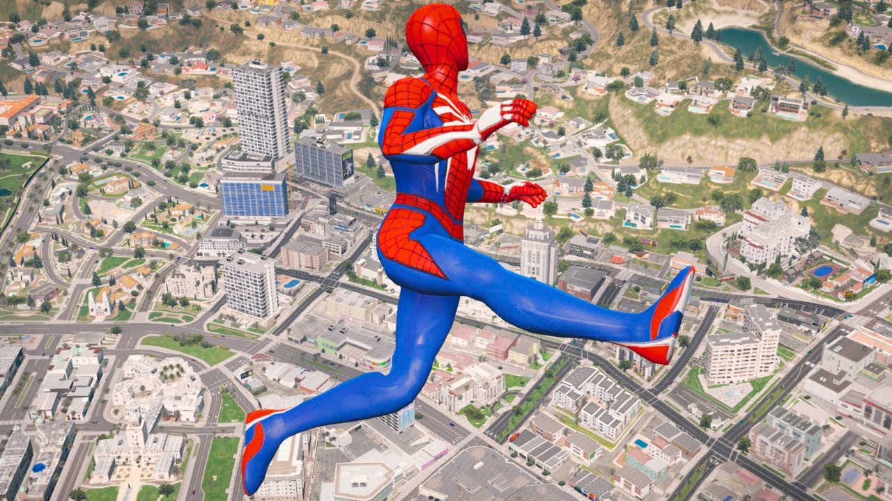 GTA 5 Spider-Man Ragdolls & Crazy Jumps/Fails | Euphoria Physics Funny Moments Compilation part #24