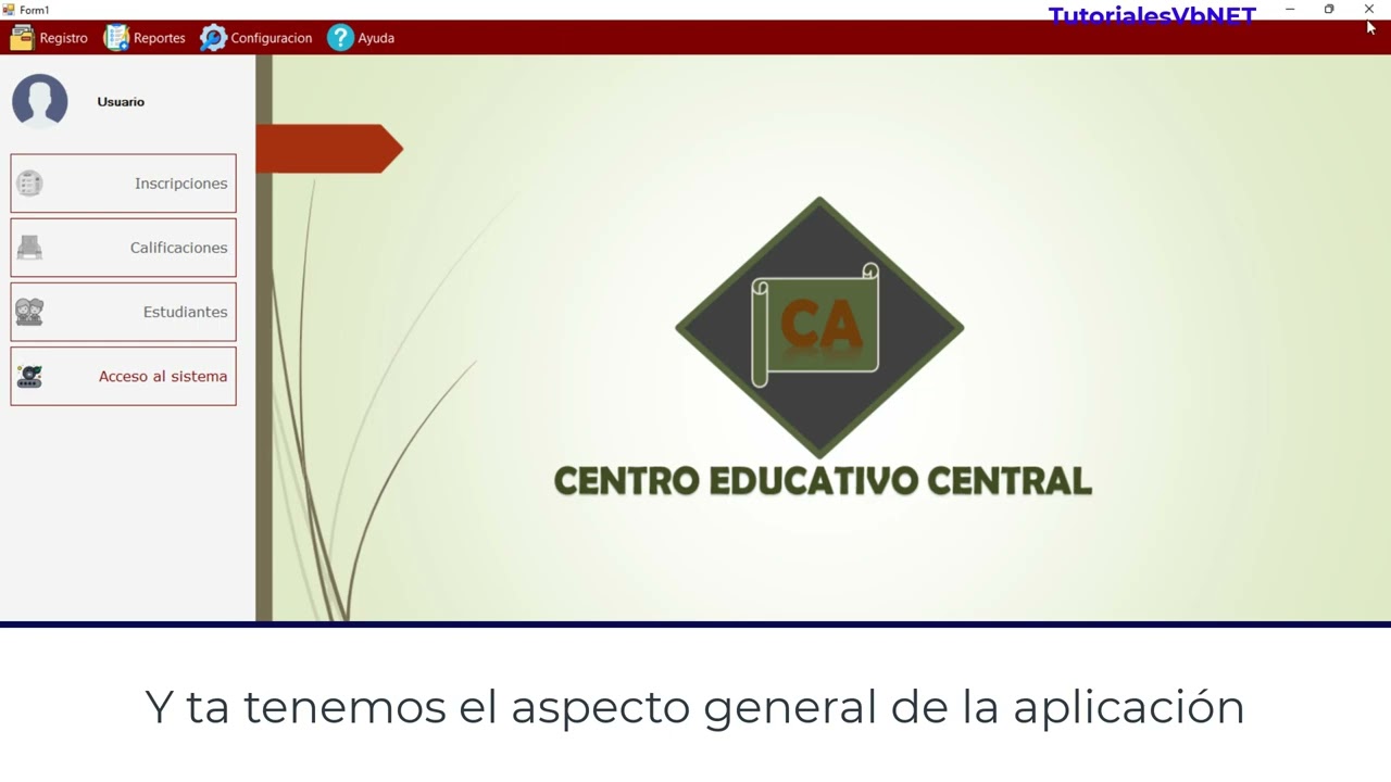 Registro Escolar Visual Basic.NET ASP.NET