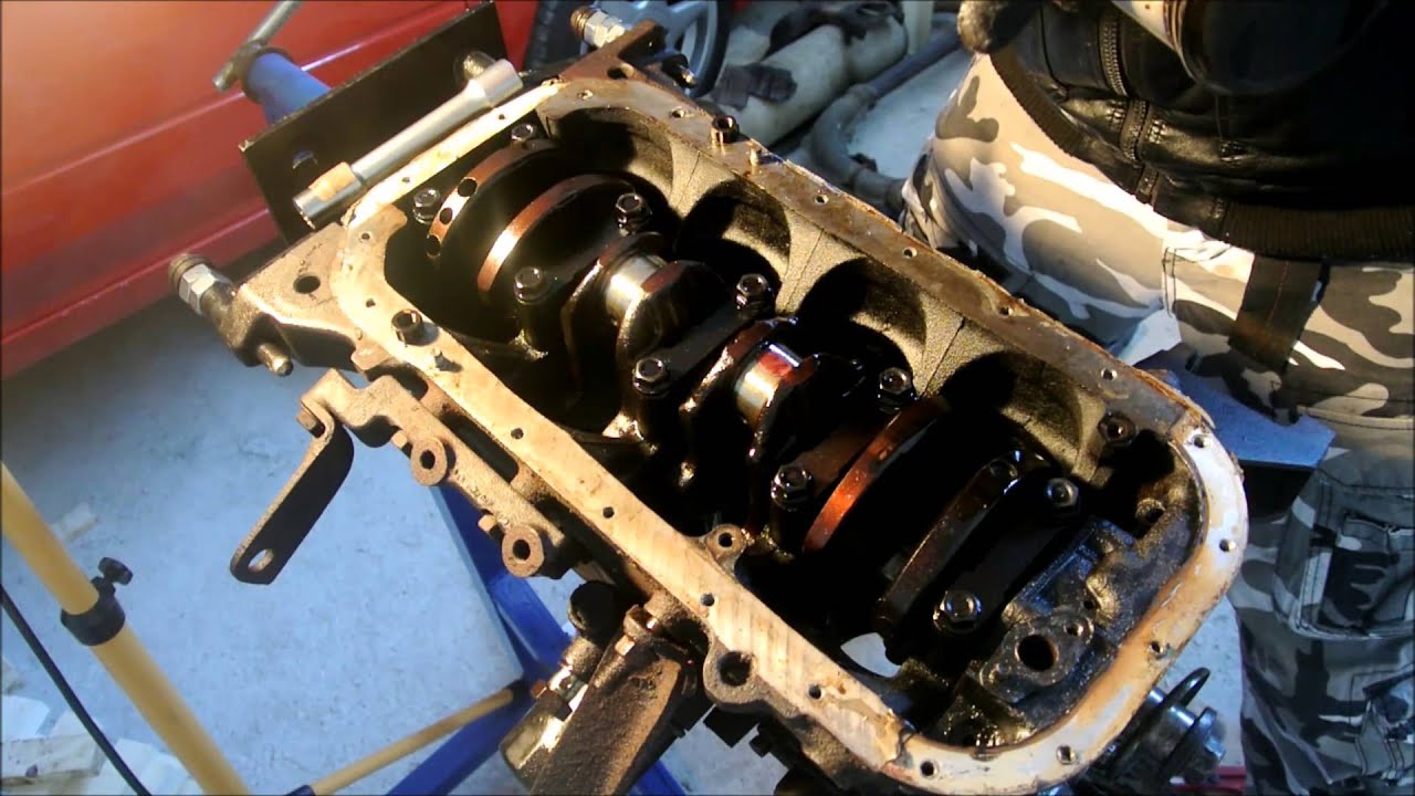 4AGE AE86 MR2 trueno how to disassemble the engine block