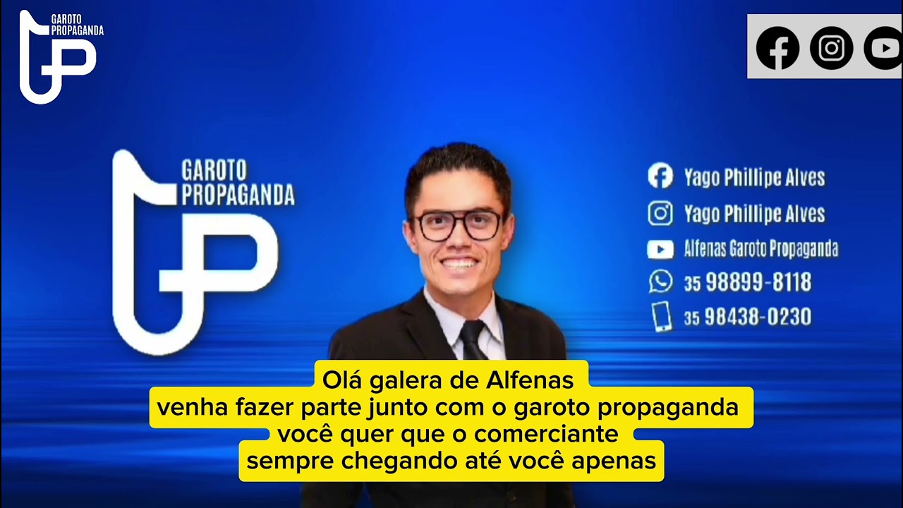 Olá galera de Alfenas venha fazer parte junto com garota de propaganda junto com a sua empresa 