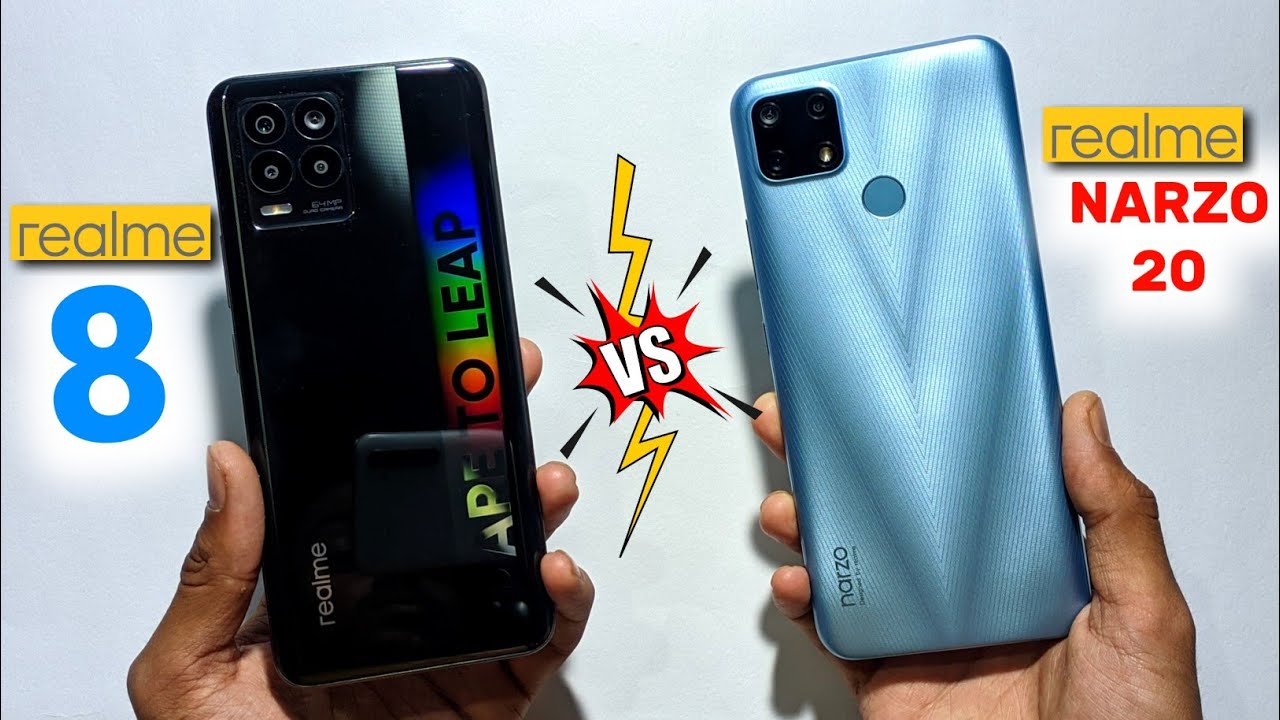 Realme 8 Vs Realme Narzo 20 Speed Test | Mediatek Helio G95 Vs G85 | Antutu Score Shocked Result 😲😲