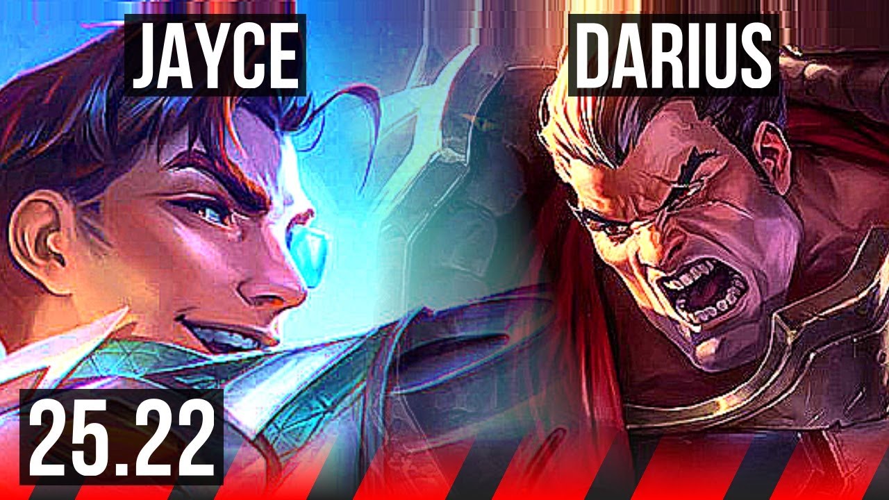 JAYCE vs DARIUS (TOP) | EUW Master | 25.22