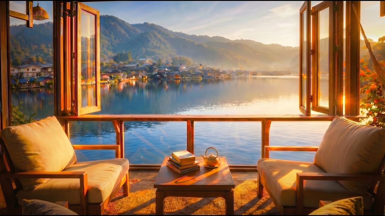 Lake House Morning Jazz – Relaxing Jazz Music for Focus, Study & Calm Lake Ambience