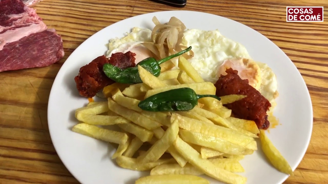 Bodeguita Nicomedes de Santiponce, huevos fritos en el patio de mi casa