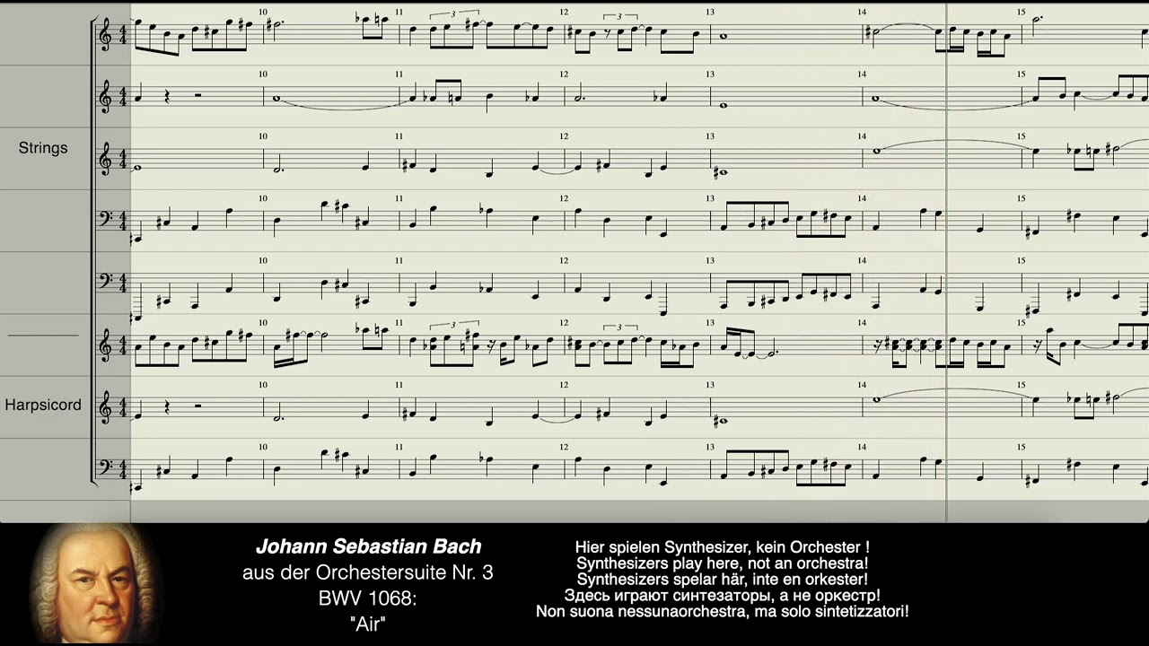 Bach Digital: aus der Orchester-Suite Nr. 3 