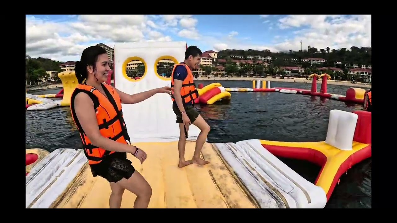 Crazy Inflatable Island Water Challenge in Batangas | Friends Weekend Adventure.