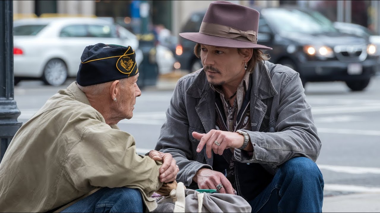 Johnny Depp Learns About a Homeless Veteran Who Lost Everything &ndash; His Unexpected Act Will Stun You!