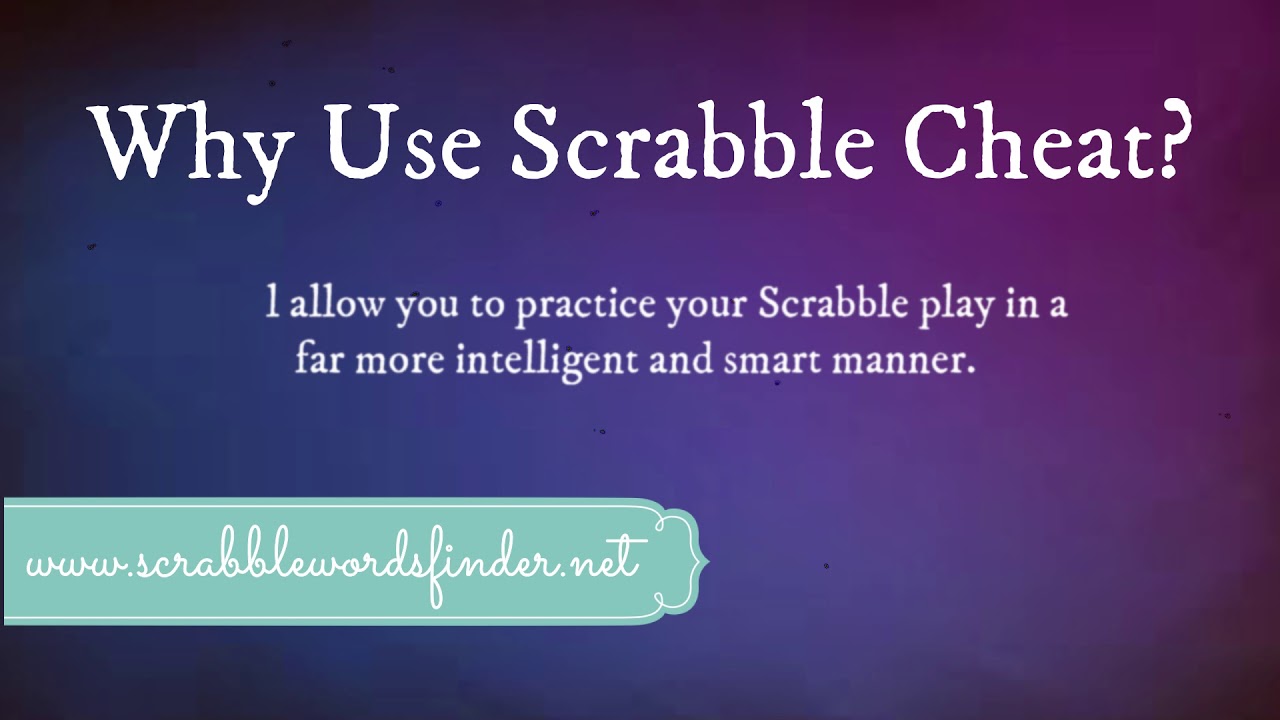 Scrabble Word Finder - Online Scrabble Solver and Cheat Site