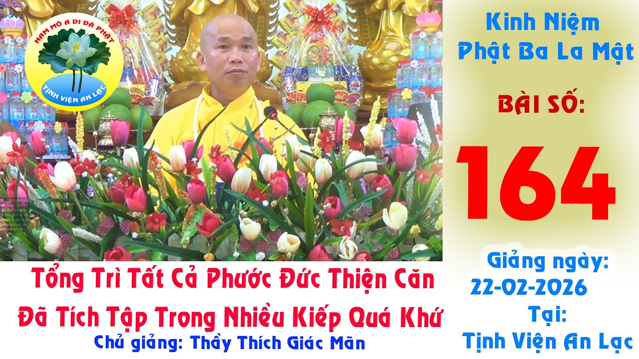 164 Kinh Niệm Phật Ba La Mật Lần 4