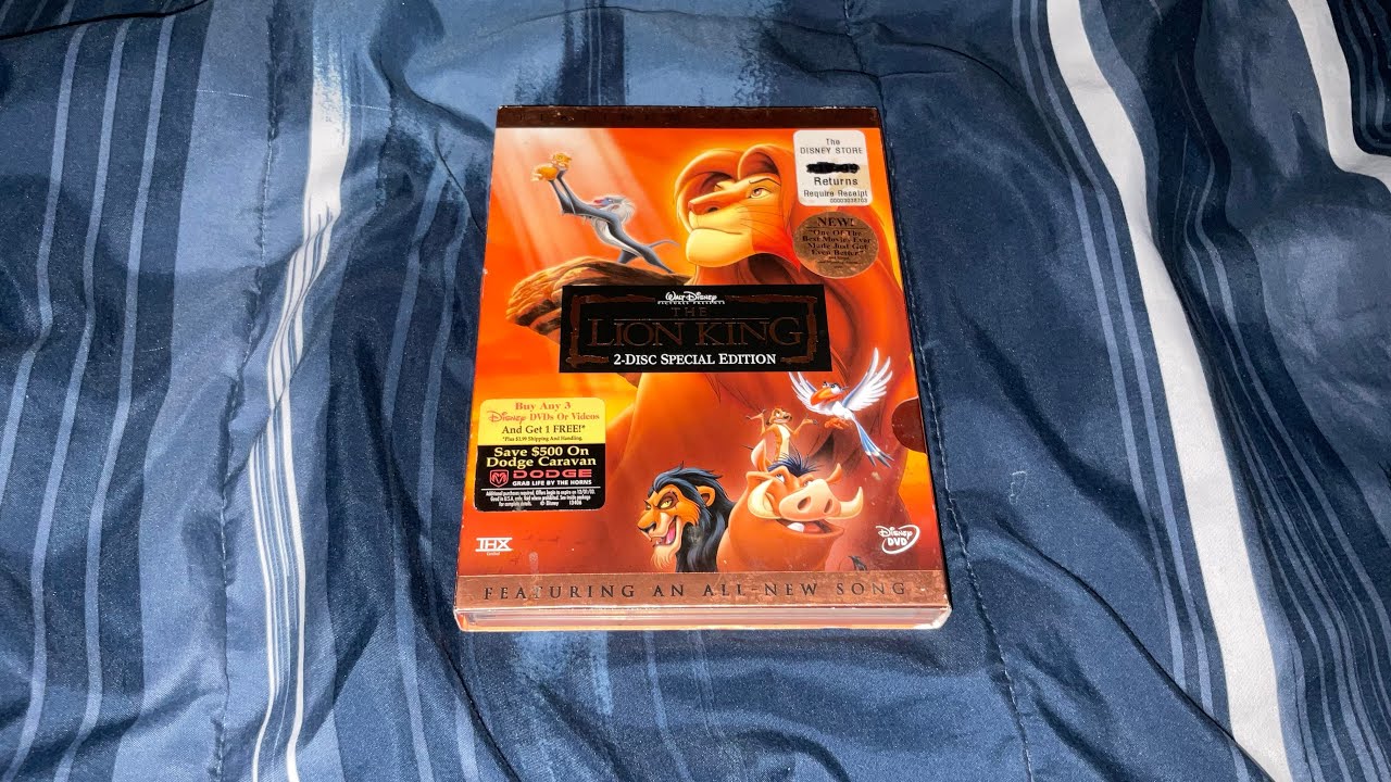 Opening to The Lion King: Platinum Edition 2003 DVD