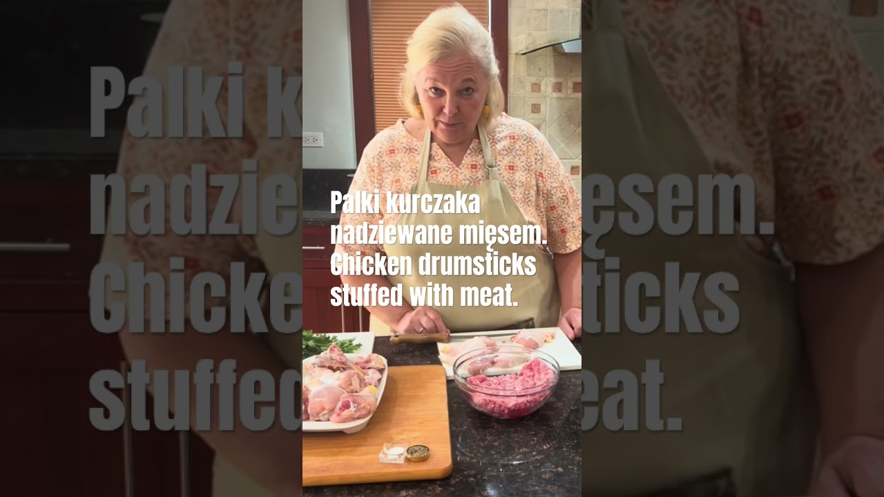 Faszerowane pałki, n&oacute;żki z kurczaka #palkizkyrczakanadziewanemiesem #kurczaki #faszerowanykurczak