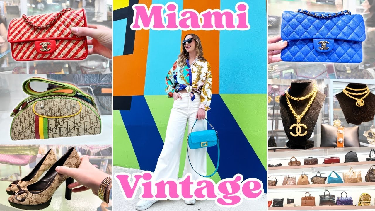 UNREAL LUXURY FINDS at MIAMI'S BEST VINTAGE SHOPS ✨ Miami Shopping VLOG