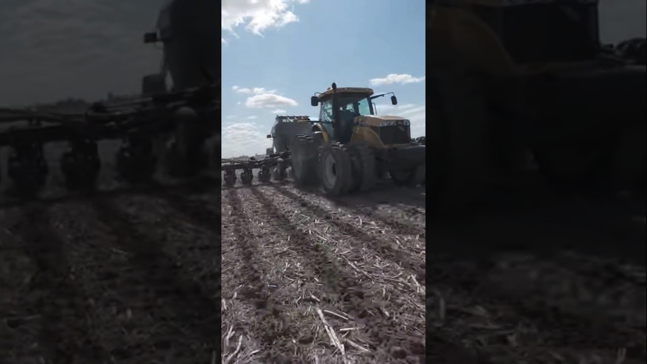 Dawn Pluribus HIGH-SPEED 16-row Strip-Till & Weighted/Tuned Challenger 645D Tractor | Spring Strips