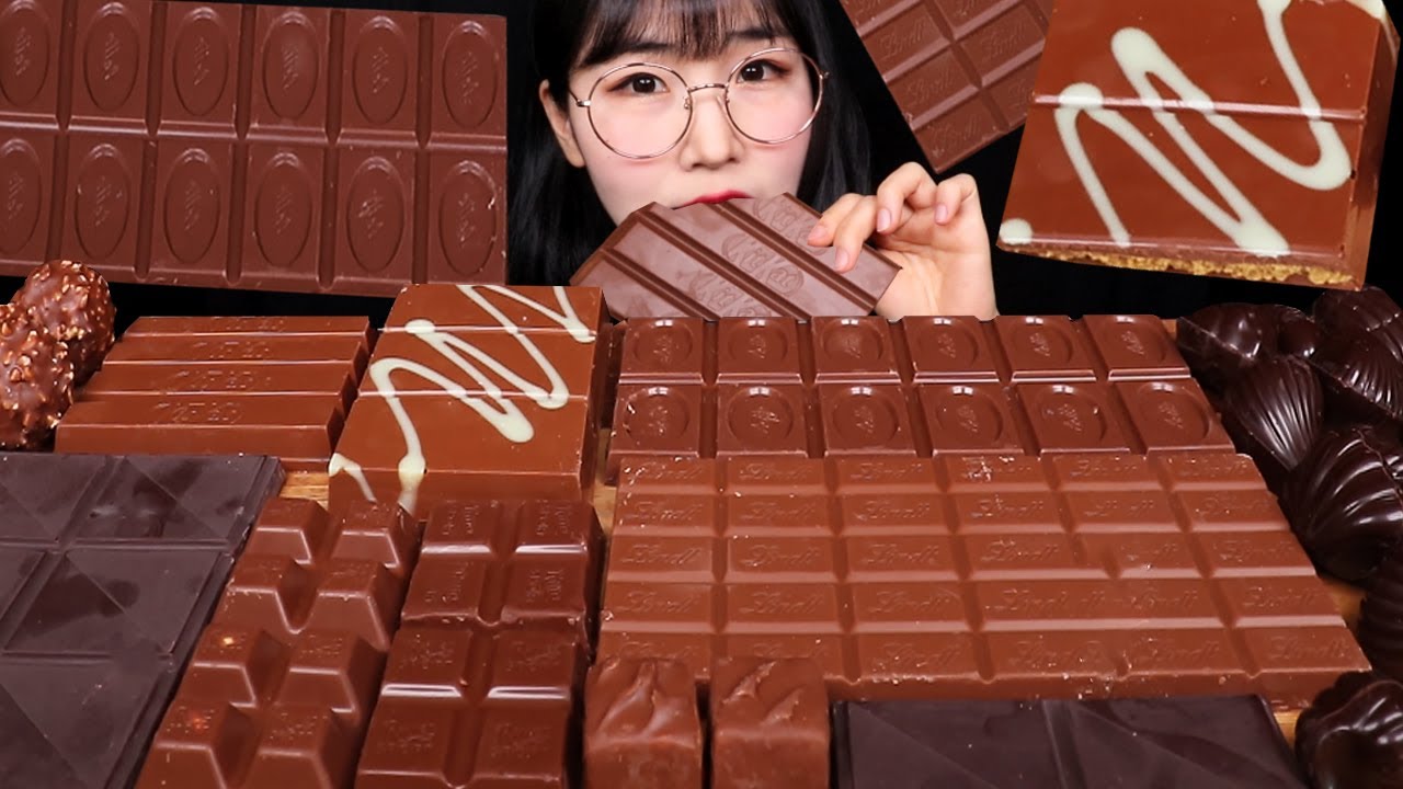ASMR MUKBANG | 오독오독 판초콜릿 먹방🍫 두바이초콜릿 킷캣 페레로로쉐 초콜릿 파티 CHOCOLATE PARTY! DUBAI CHOCOLATE EATING SHOW