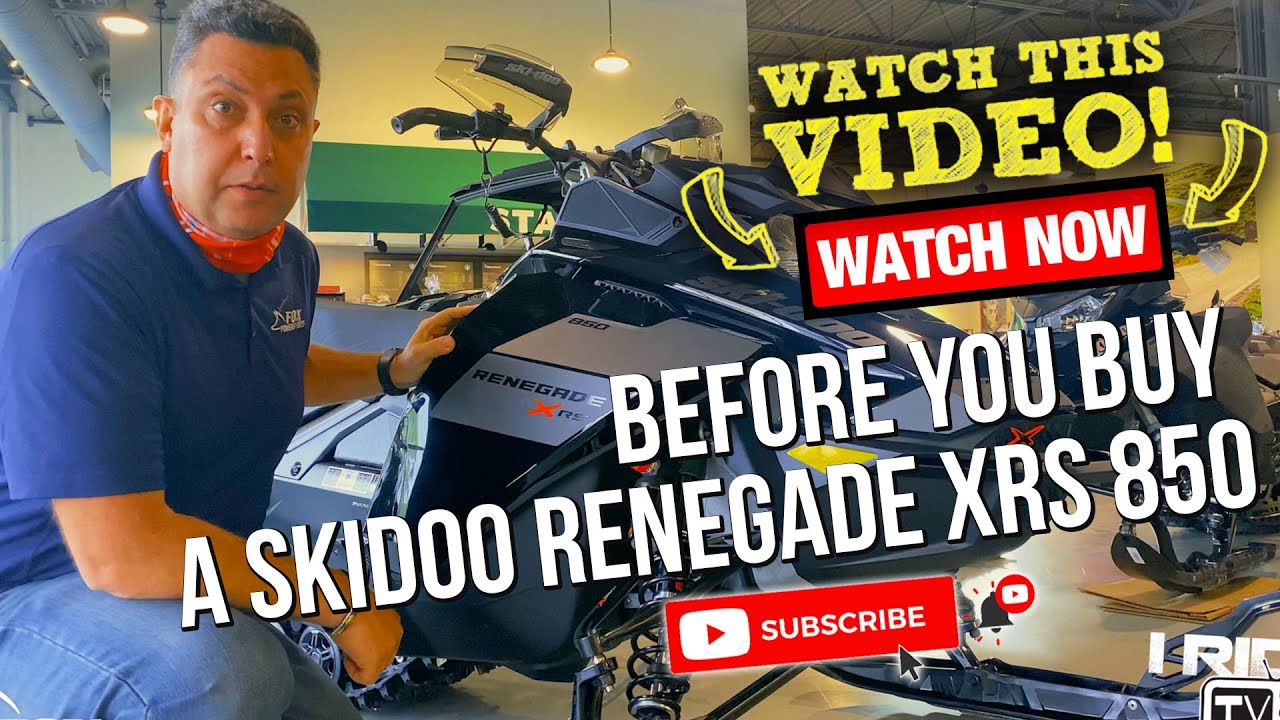 WATCH THIS BEFORE You Buy a SKIDOO RENEGADE XRS 850