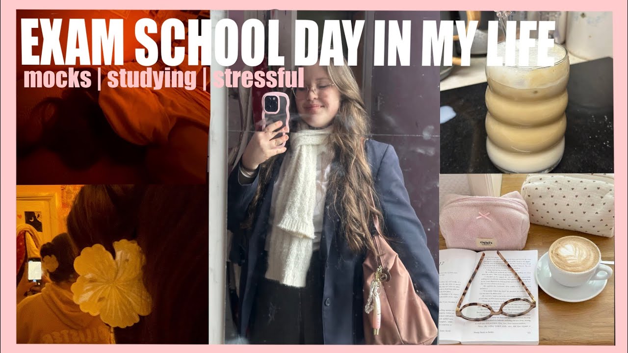 EXAM SCHOOL DAY IN MY LIFE: mocks | studying | stressful 