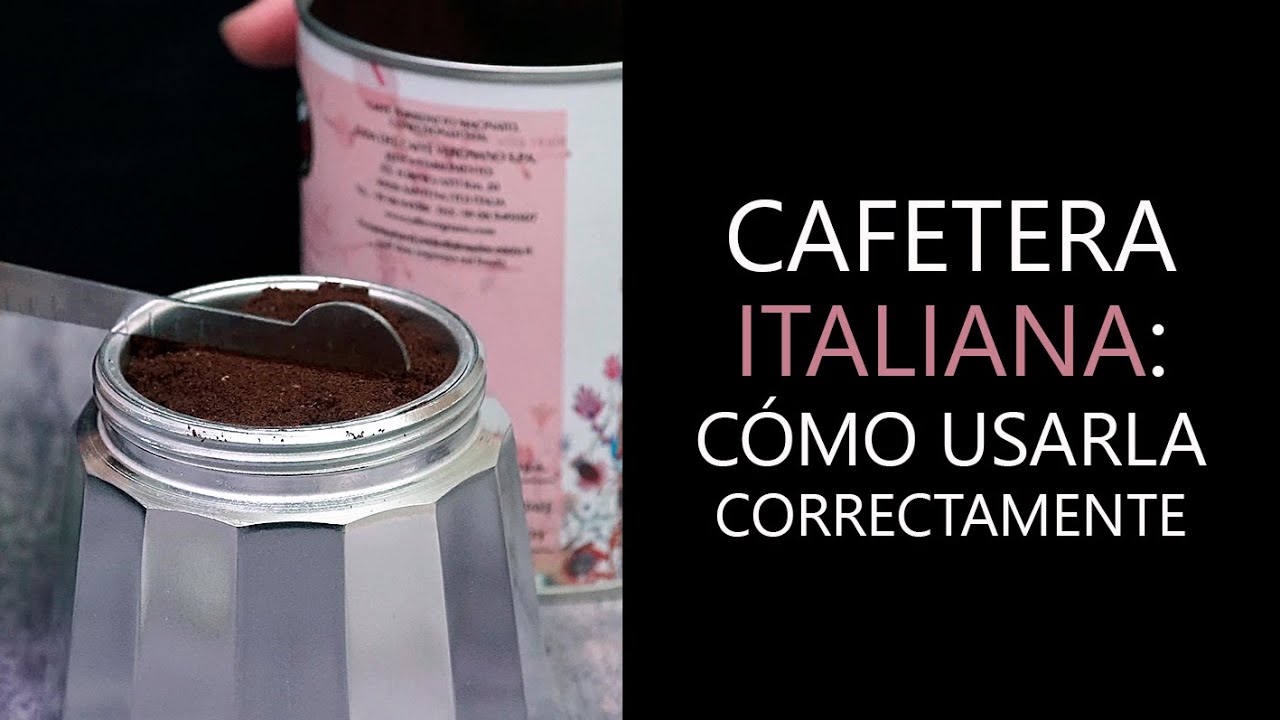 C&Oacute;MO USAR LA CAFETERA ITALIANA: Gu&iacute;a b&aacute;sica para preparar caf&eacute;