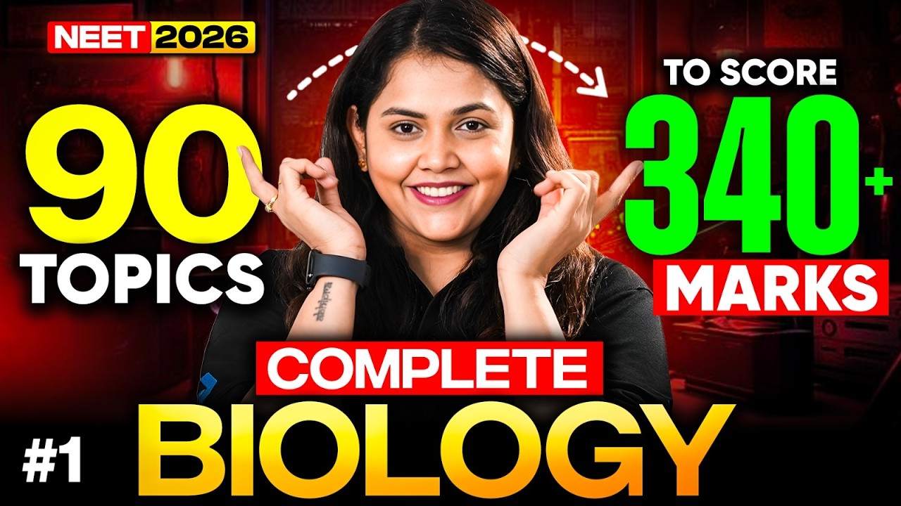 🔥 Top 90 Most Expected Biology Topics for NEET 2026 | Day 1 | Score 340+ Marks | Dr Shipra Tiwari