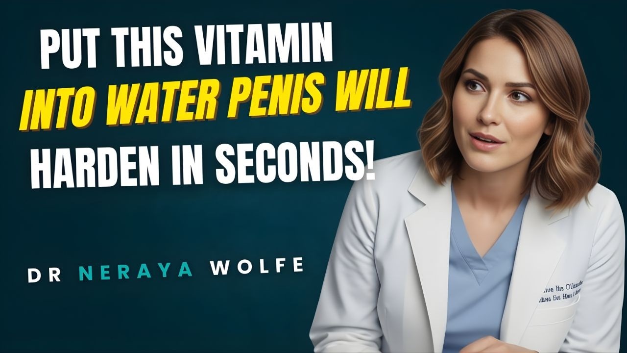 Urologist Add This ONE Vitamin to Your Water to Help Support Blood Flow & Stronger Erections