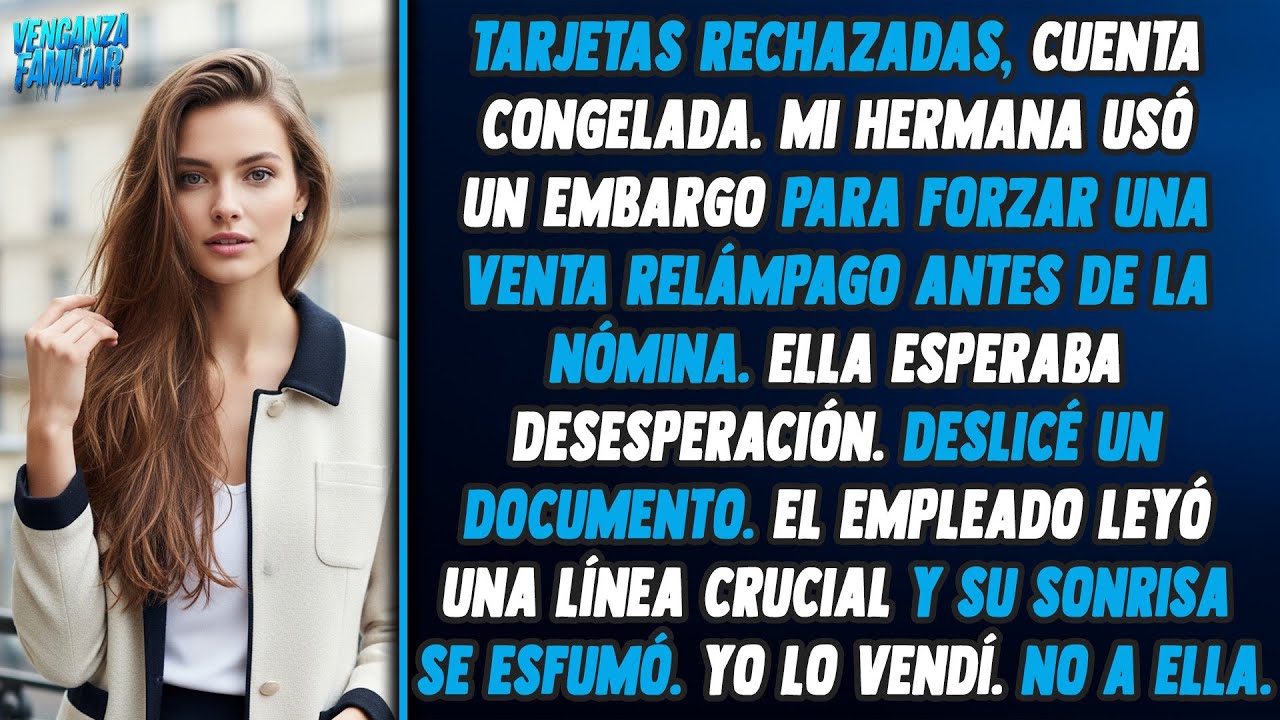 Mi hermana forzó la venta urgente de mi negocio con un gravamen, ¡pero olvidó un detalle crucial!