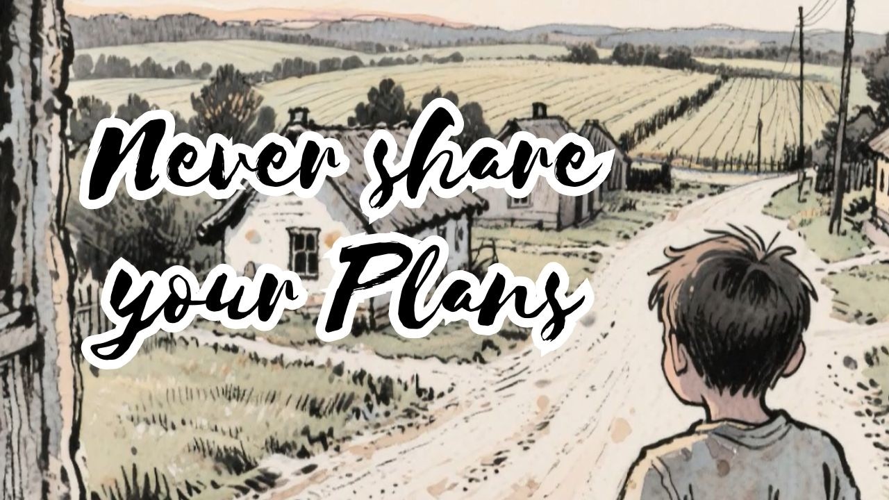 Never Share Your Plans Until They’re Done