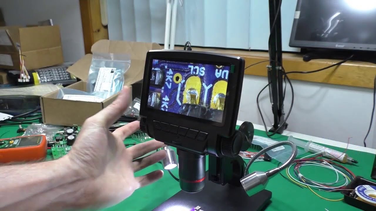 Andonstar ADSM301 HDMI Digital Microscope for PCB Check, Measuring and Jewelry Appraisal