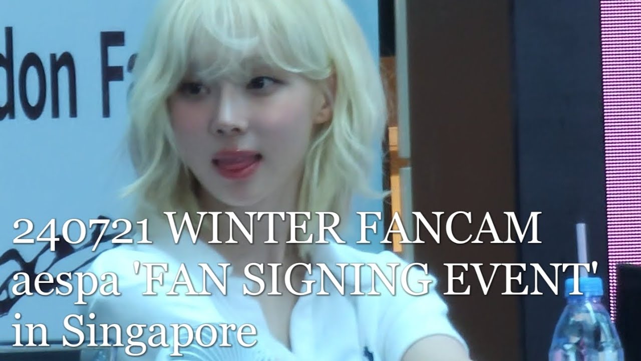 [윈터 직캠] 240721 aespa(에스파)'FAN SIGNING EVENT' in Singapore WINTER VER. | ARMAGEDDON 팬사인회 윈터 직캠 FANCAM