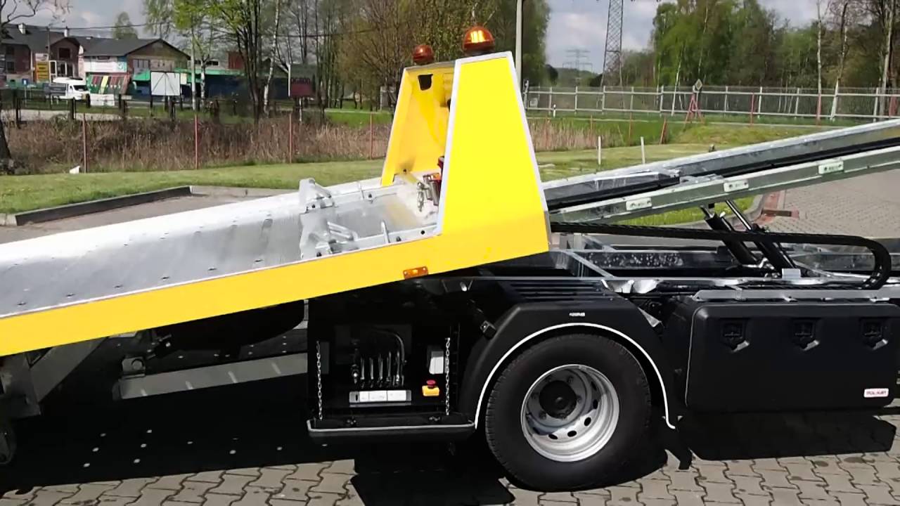 HYDRAULICZNA AUTOLAWETA PLATFORMAPOMOC DROGOWA  POLMAR HOMOLOGACJA IVECO DAILY 35S 35C