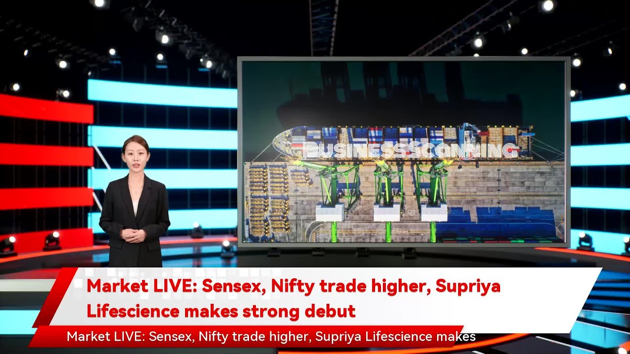 Market LIVE: Sensex, Nifty trade higher, Supriya Lifescience makes strong debut
