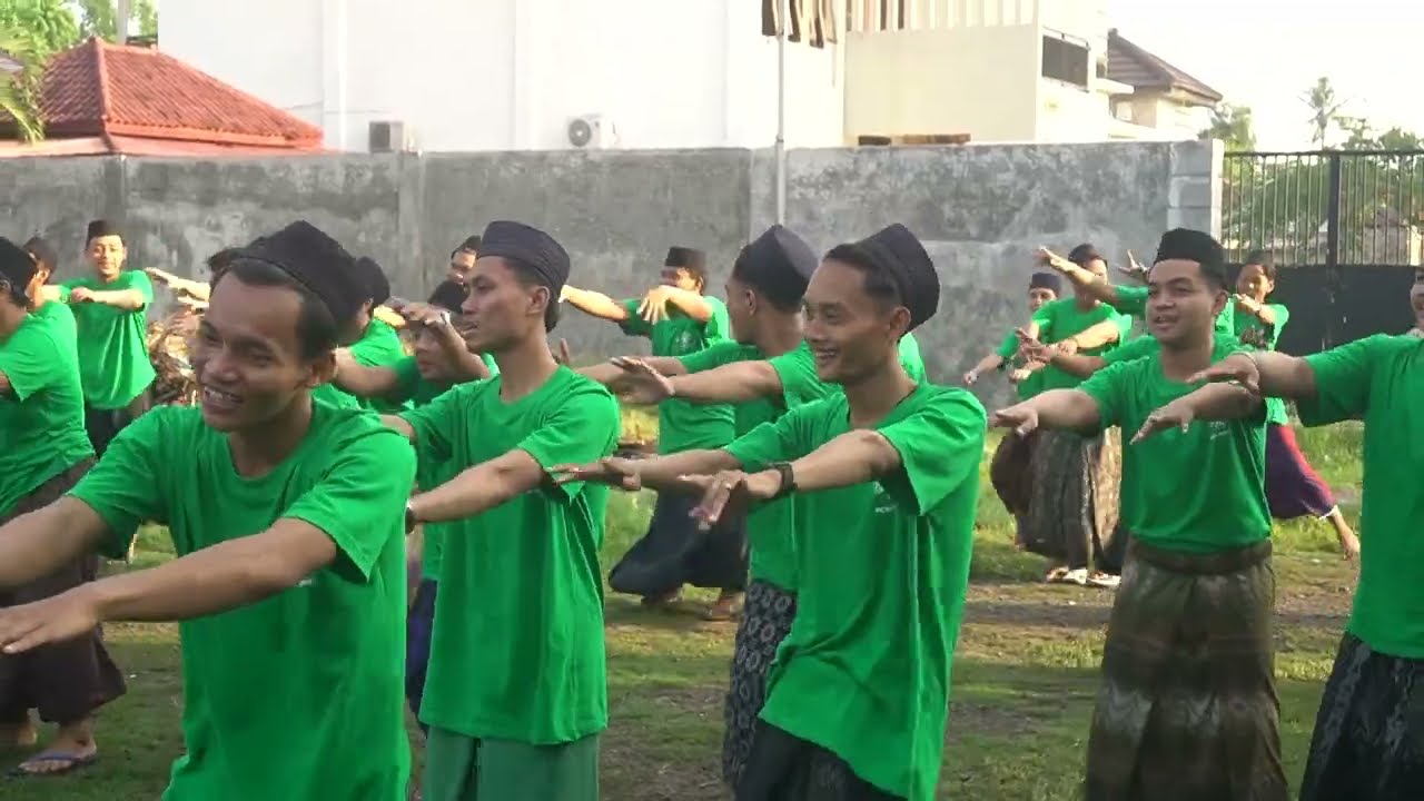 Semangat santri mengikuti PD-PKPNU [PP. Nurul Cholil Bangkalan]