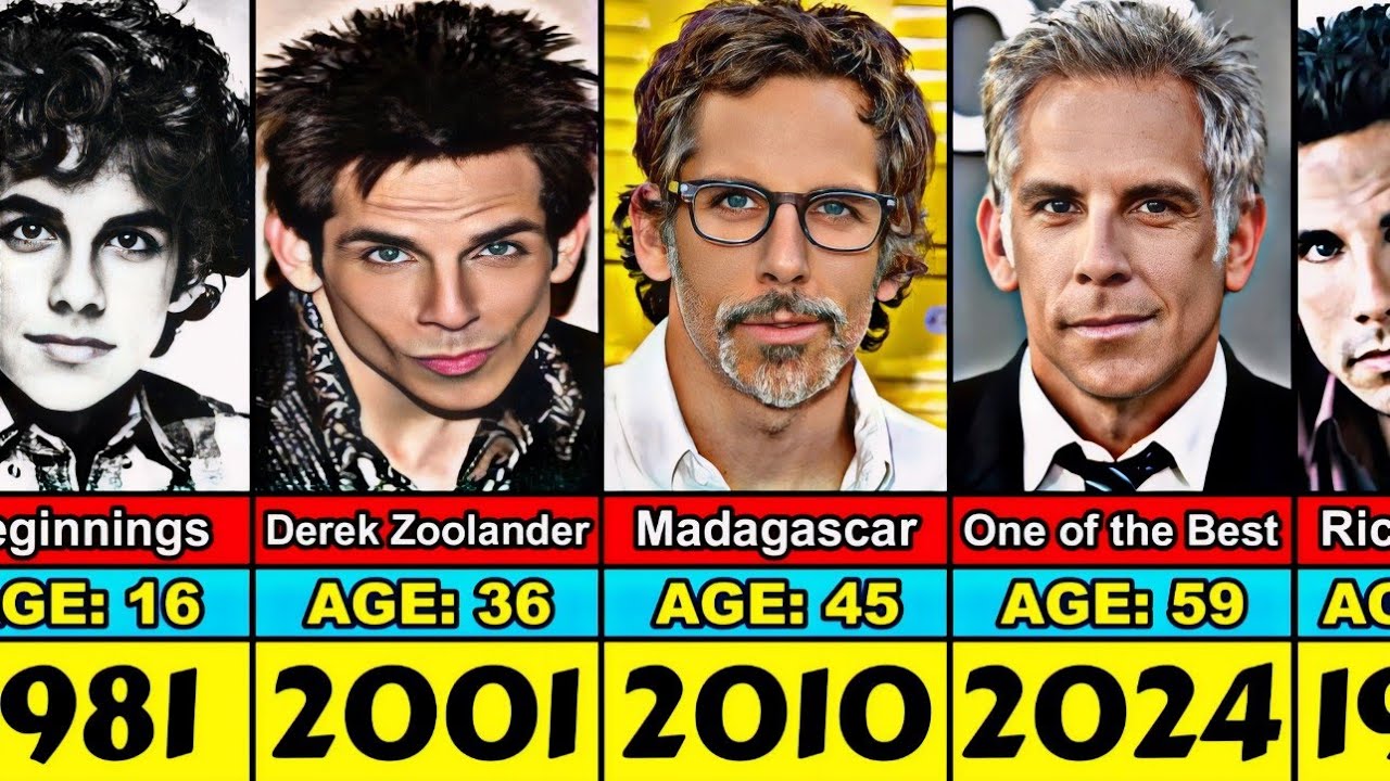 Ben Stiller Transformation From 5 to 59 Year Old