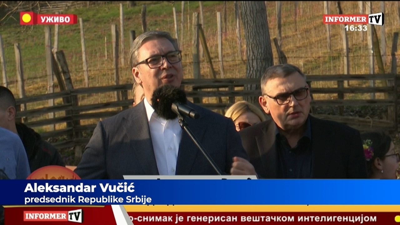NAJNOVIJA VEST 16.3.2026. Predsednik Vučić u selu Kotraža