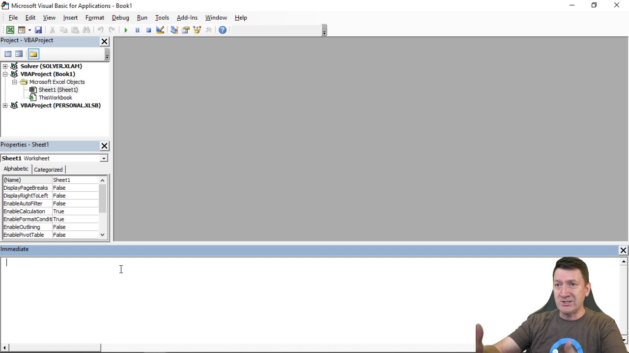 04 - Microsoft Excel VBA Fundamentals - Excel VBA Object Model and Immediate Window