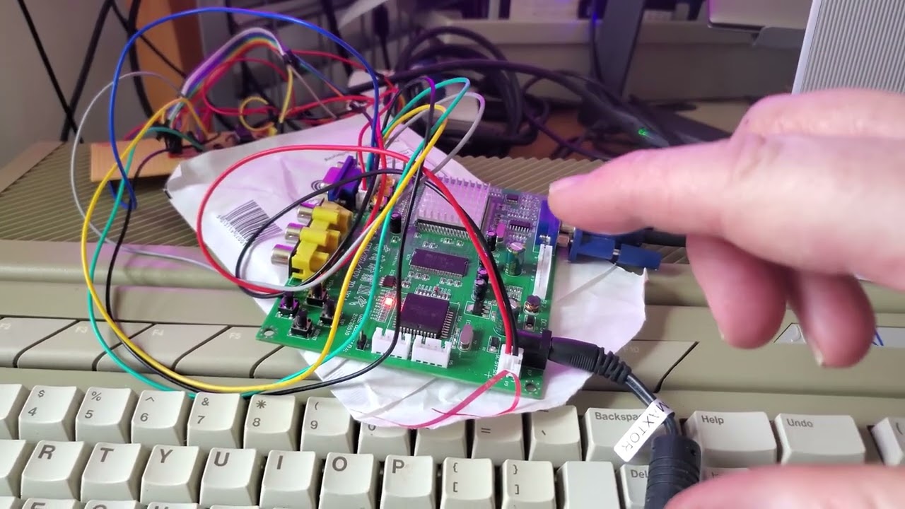 combining H and V sync from Atari STe to GBS8200 - works!