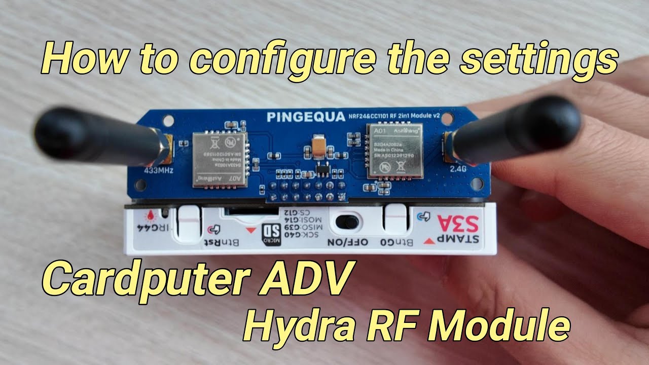 Ultimate Cardputer ADV Module: PINGEQUA Hydra RF Auto-Switching Setup Guide (Bruce Pins)