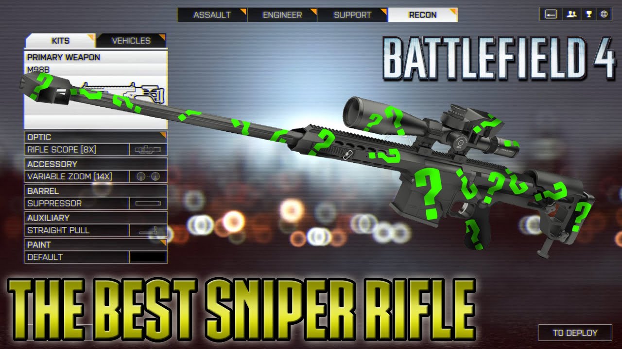 The Best Sniper Rifle in Battlefield 4