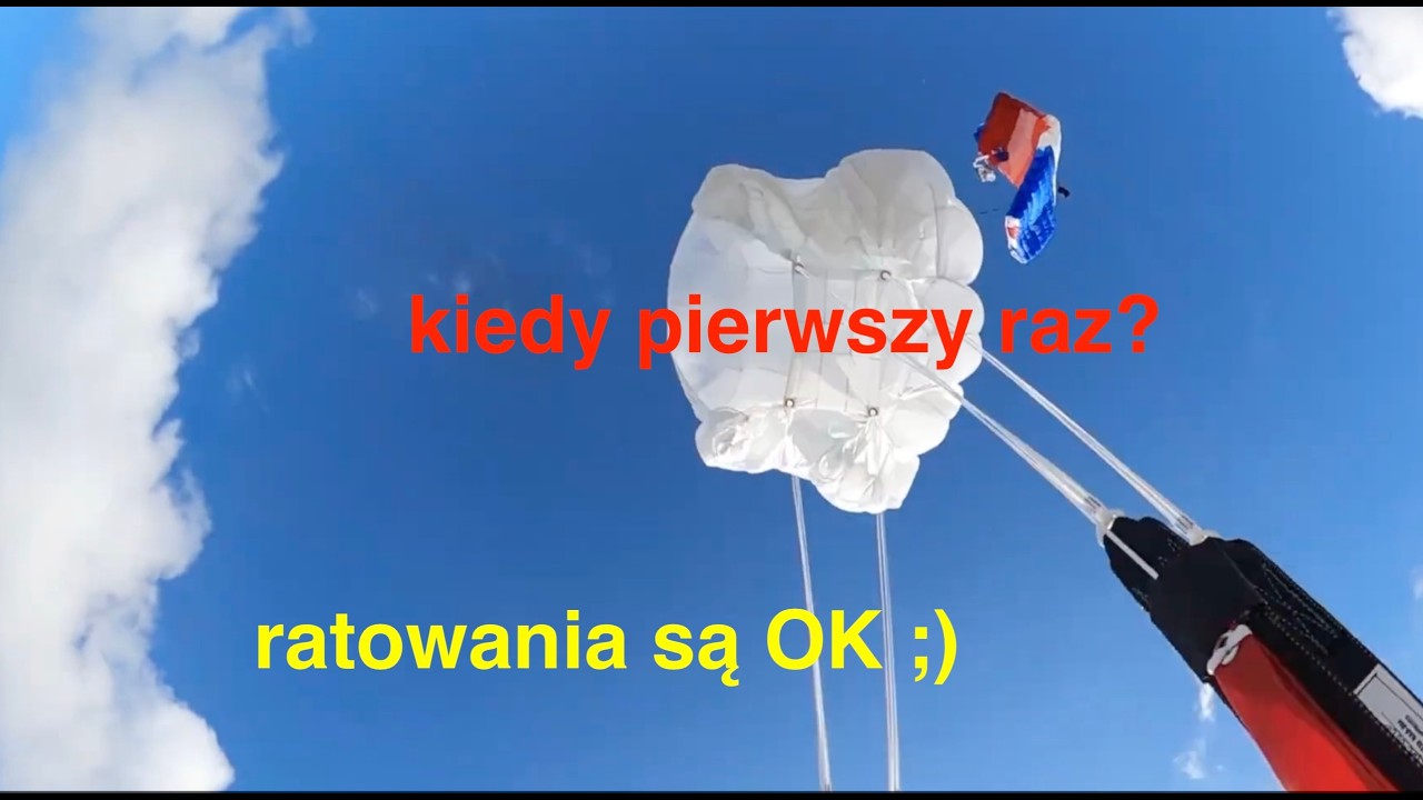 Używanie spadochronu zapasowego jest OK ;) Jakie przyczyny sprzyjają pierwszemu ratowaniu?