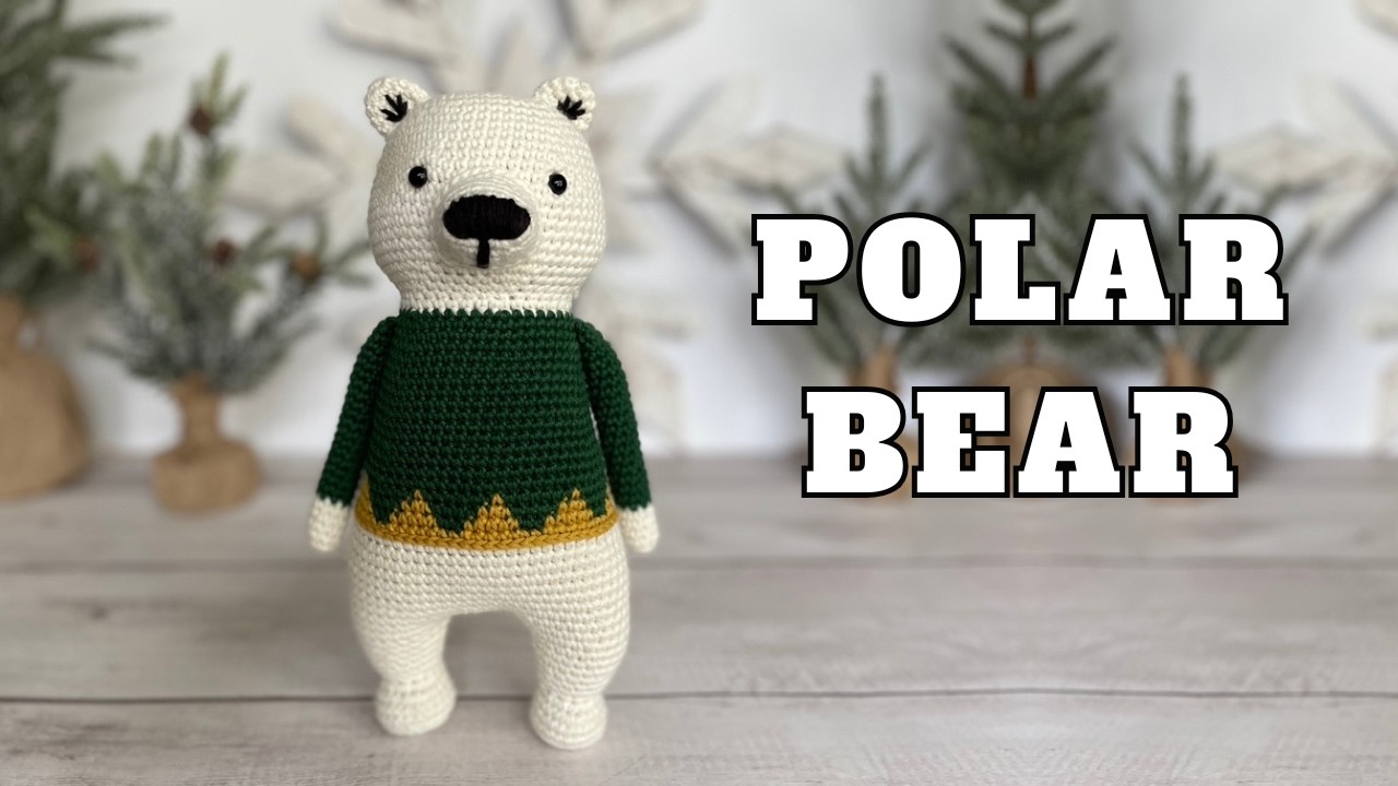 How to Make a Crochet Polar Bear - Free Pattern Tutorial