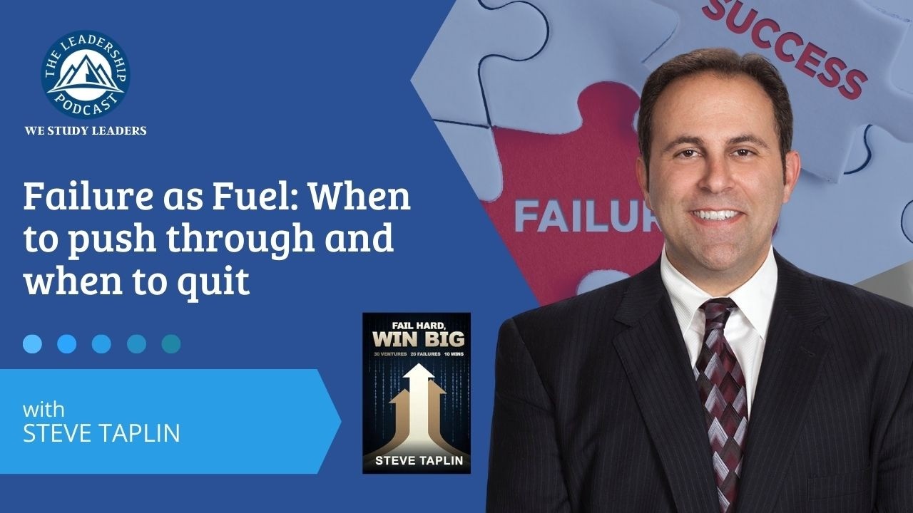 TLP501: Failure as Fuel: When to push through and when to quit