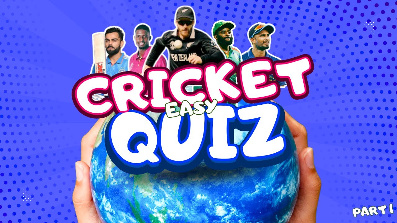 Cricket Easy Quiz 🏏 | Test Your Cricket Knowledge | Fun & Fast Trivia      (Part 1)