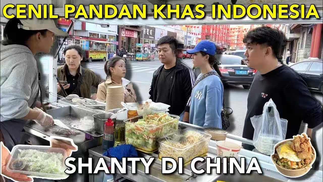 JUAL CENIL PANDAN, JAJANAN MASA KECIL KHAS INDONESIA DI CHINA, ALHAMDULILLAH LARIS MANIS🥰