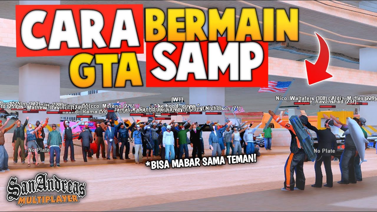TUTORIAL DOWNLOAD DAN BERMAIN GTA SAMP ROLEPLAY DI PC WINDOWS 10/11 !!