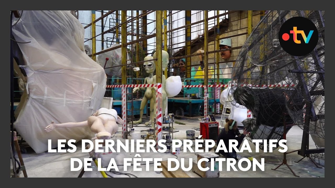 La Fête du citron de Menton se prépare en coulisses