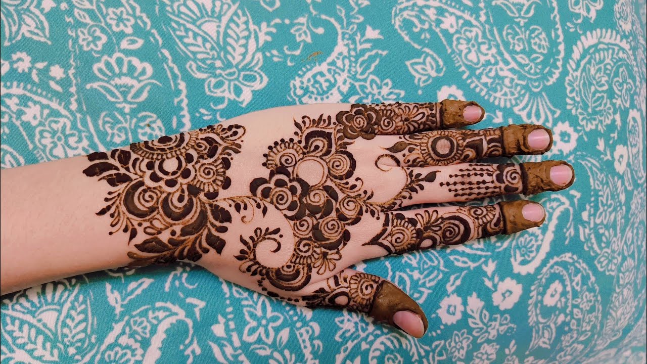 Beautiful mehendi design 