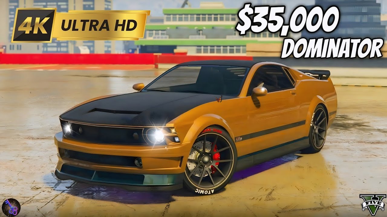 The GTA 5 Dominator Full Power 💥 | Full Overview 🏎️ & Test Drive 🛣️