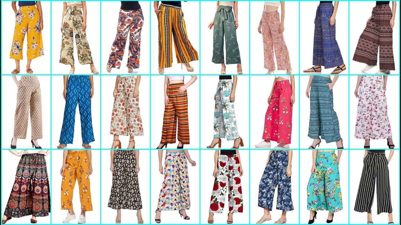 2022 Plazo Design Ideas | Trending Printed Plazo | Latest Plazo fashion