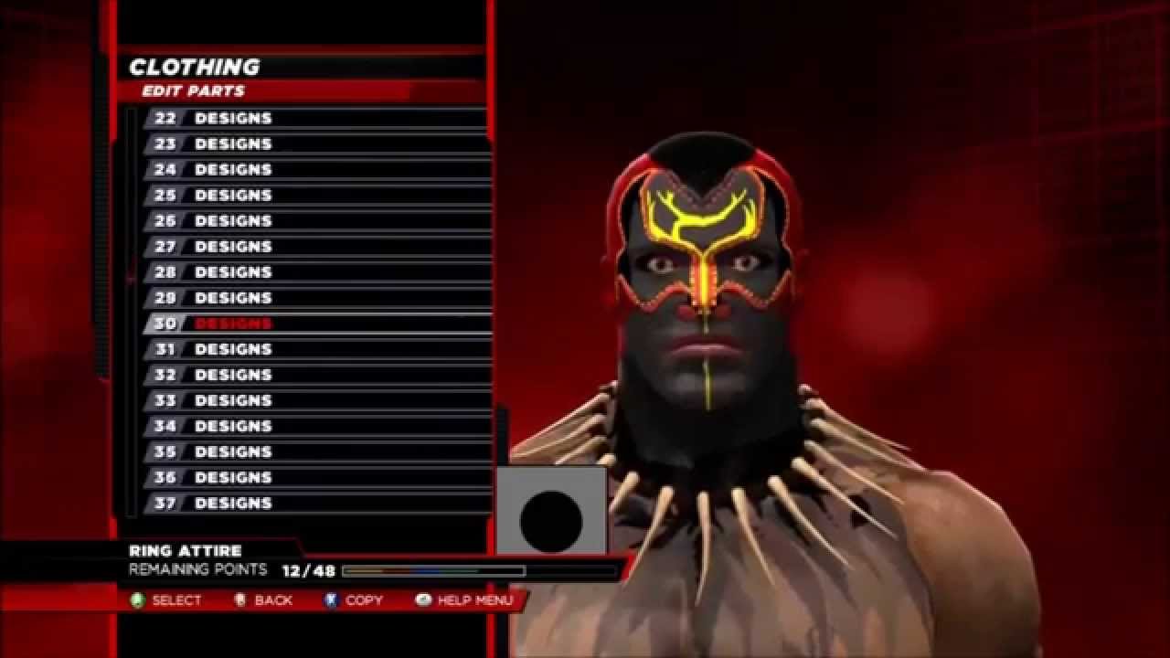 The Boogeyman Black Paint WWE 2K14 ahmed