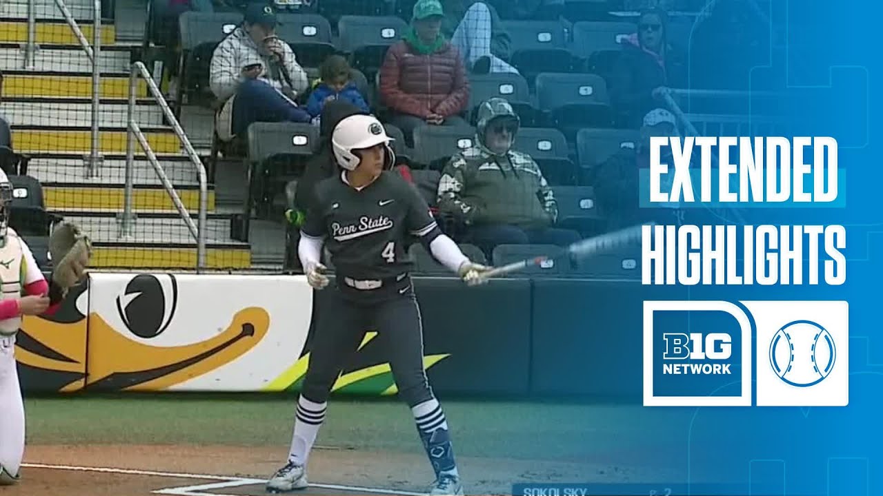 Penn State at Oregon | EXTENDED HIGHLIGHTS | Big Ten Softball | 03/15/2026
