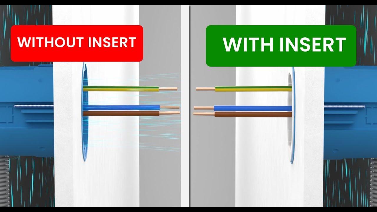 How does a windproof insert save your home from heat loss? 🏠💨#electrician #electric #smarthome