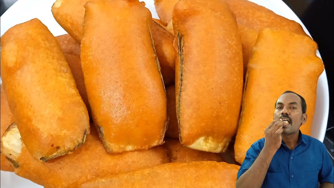 இட்லி மாவில் டீக்கடை பஜ்ஜி🔥😋 | banana bajji receipe | vazhaikai bajji | tea kadai valaikai bajji
